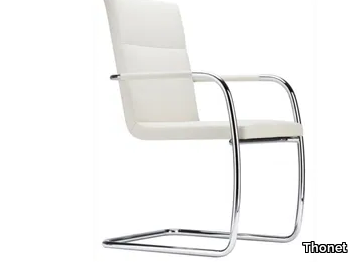 S 61 V - Cantilever upholstered chair with armrests _ Thonet