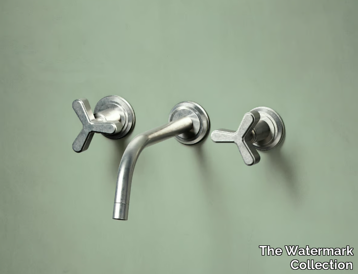 ANIKA - 3 hole wall-mounted washbasin tap _ The Watermark Collection