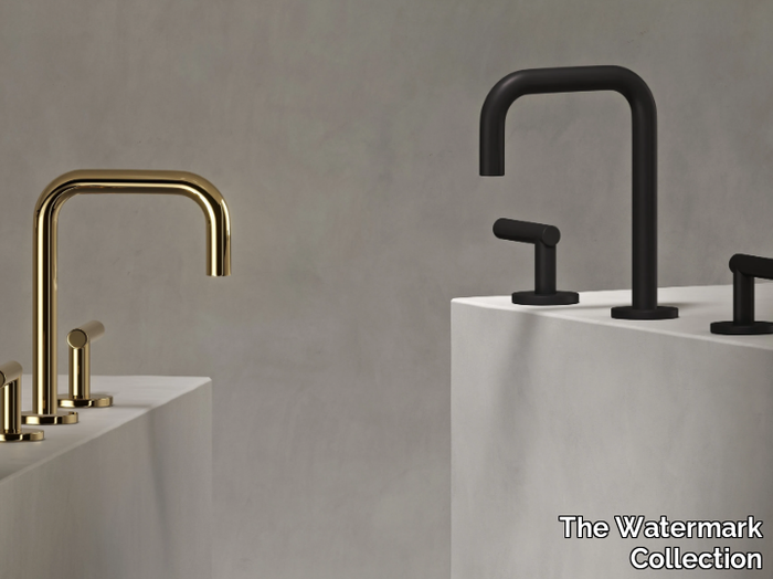 LOFT - 3 hole washbasin tap with flow limiter _ The Watermark Collection