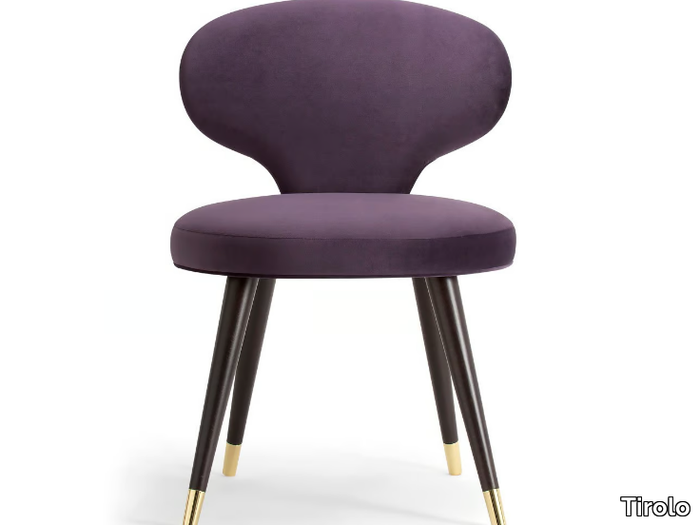 ELLE - Upholstered fabric chair _ Tirolo