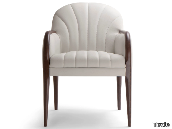 PARIGI - Upholstered easy chair with armrests _ Tirolo