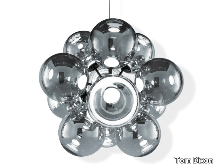 GLOBE BURST - LED polycarbonate chandelier _ Tom Dixon