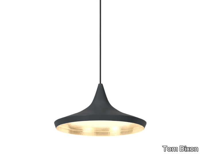 BEAT WIDE - LED brass pendant lamp _ Tom Dixon