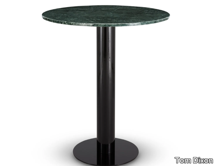 TUBE - Round marble high table _ Tom Dixon