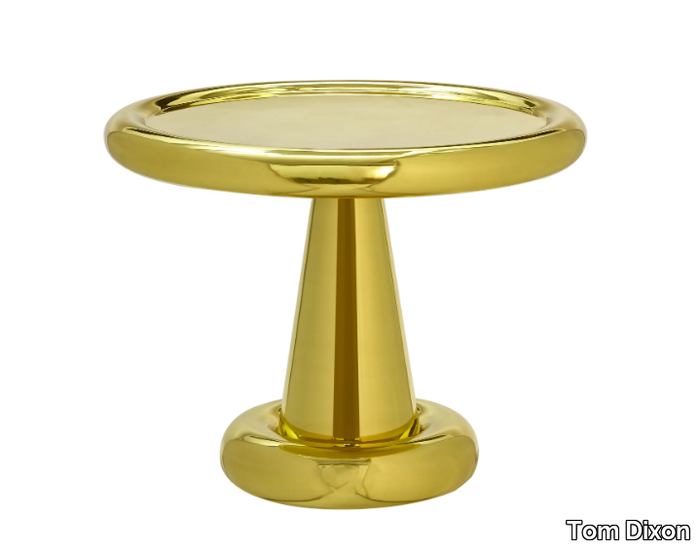 SPUN - Low round brass coffee table _ Tom Dixon