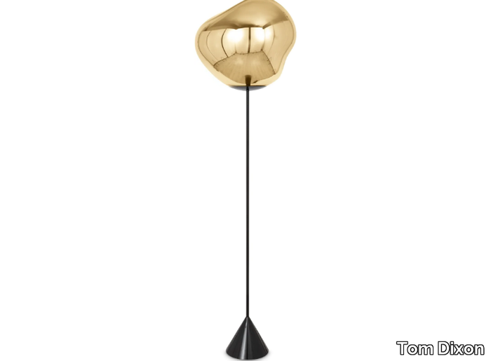 MELT CONE SLIM - Metal and polycarbonate LED floor lamp _ Tom Dixon