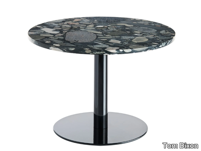 STONE TABLE - Round marble coffee table _ Tom Dixon