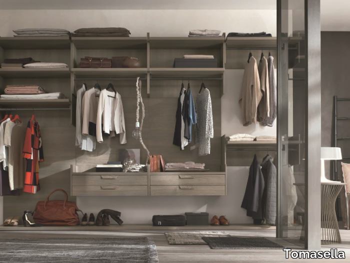 SELTZ - Sectional ash walk-in wardrobe _ Tomasella