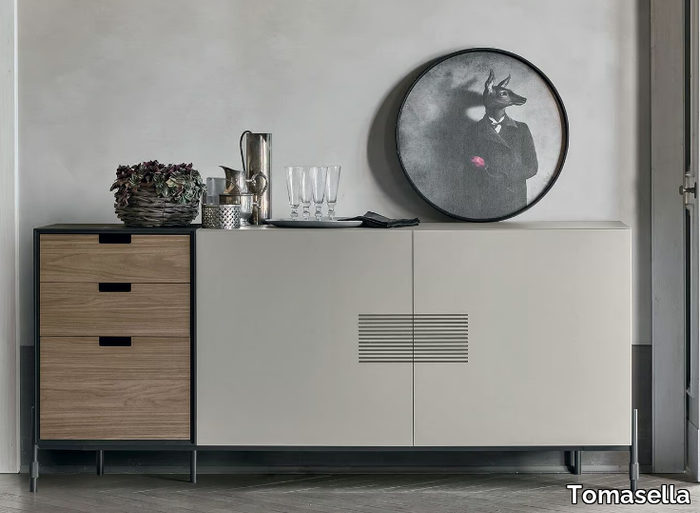 TIME - Wooden sideboard with drawers _ Tomasella