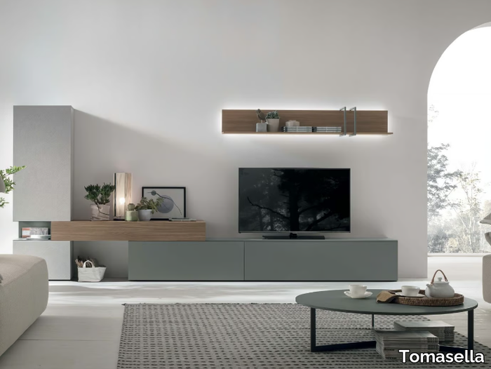 ATLANTE UNIT AT114 - Sectional storage wall _ Tomasella