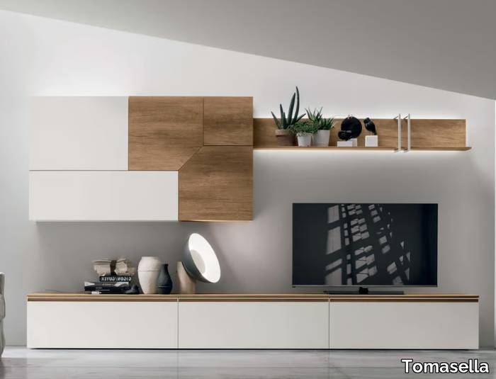 ATLANTE UNIT AT129 - Sectional storage wall _ Tomasella