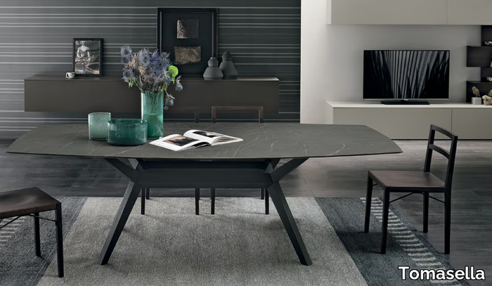 AVALON - Rectangular HPL table _ Tomasella