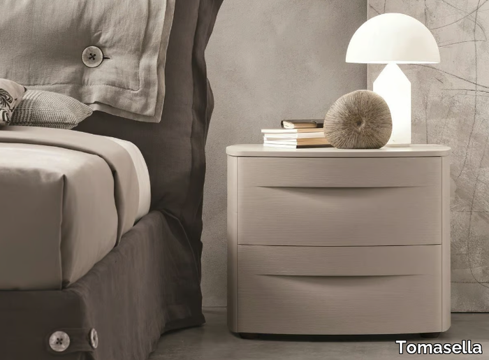 BOGART - Bedside table with drawers _ Tomasella