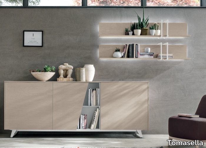 DIAGONAL - Sideboard with doors _ Tomasella