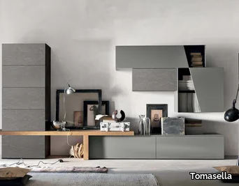 ATLANTE UNIT AT128 - Sectional storage wall _ Tomasella