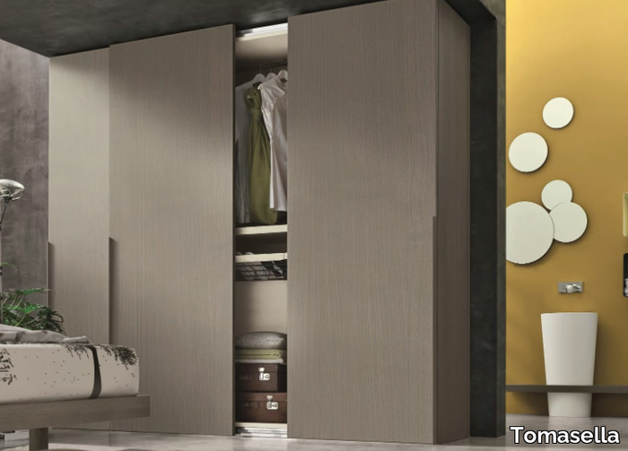 LISCIA - Ash wardrobe with sliding doors _ Tomasella