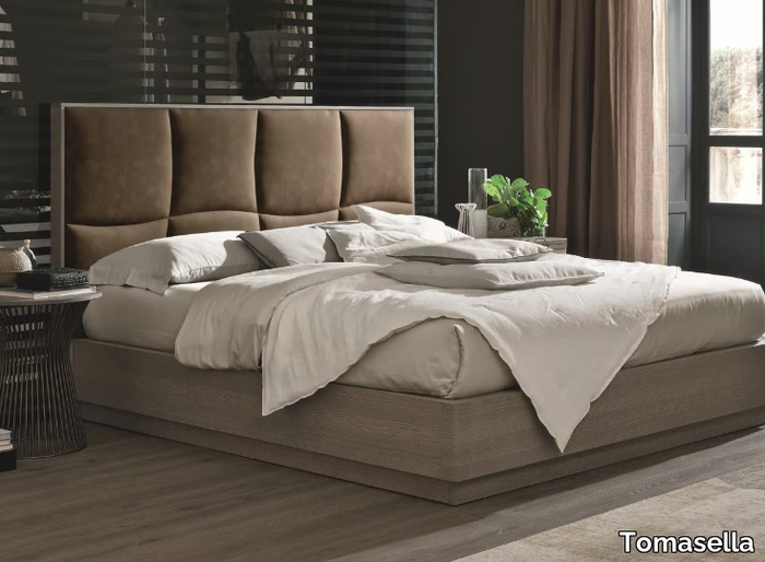 PRESTIGE - Ash double bed with high headboard _ Tomasella