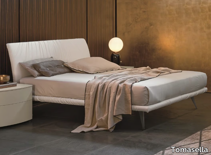 STROPICCIO - Upholstered fabric double bed _ Tomasella