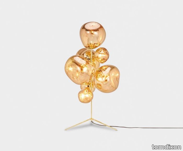 Melt Stand Chandelier Gold