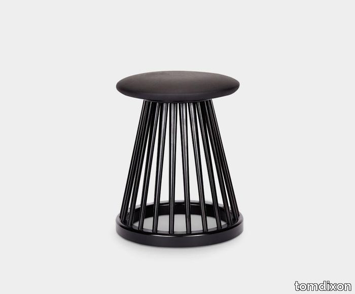 Fan Stool Black