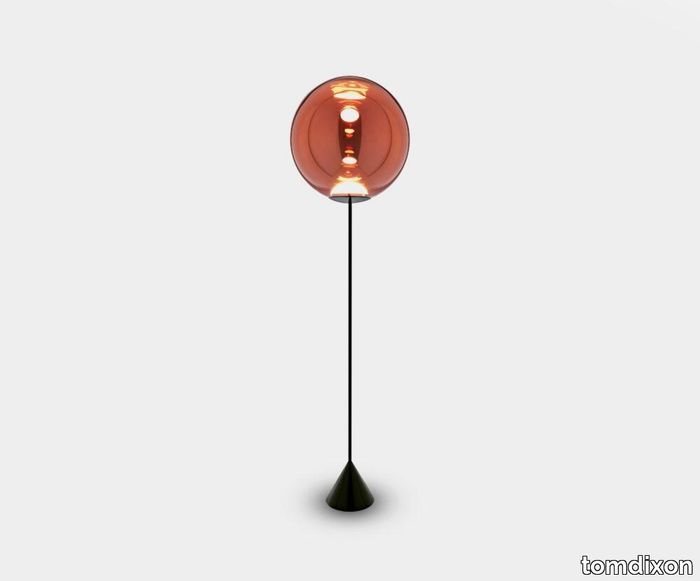 Globe Cone Floor LED Copper