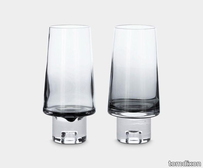 Tank Black High Ball Glasses Set x 6