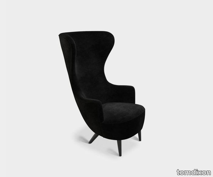 Wingback Chair Black Oak Gentle 2 0193