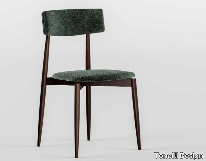 AW_CHAIR - Solid wood and fabric chair _ Tonelli Design