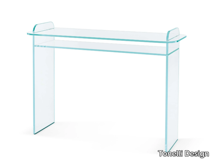 OPALINA - Opal glass console table _ Tonelli Design