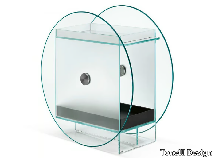 KART - Glass bar cabinet _ Tonelli Design