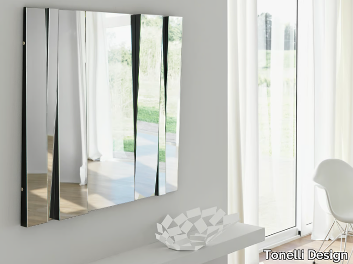 FITTIPALDI - Rectangular wall-mounted mirror _ Tonelli Design