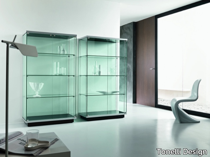 BROADWAY - Glass display cabinet _ Tonelli Design