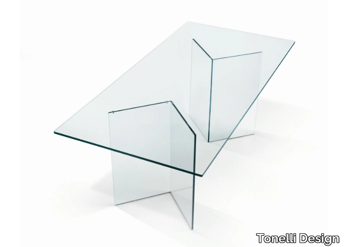 BACCO - Glass table _ Tonelli Design