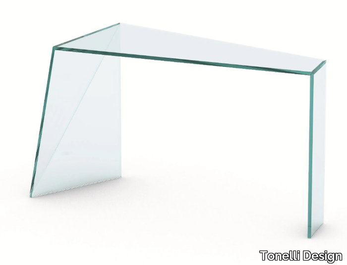 PENROSE - Glass console table _ Tonelli Design