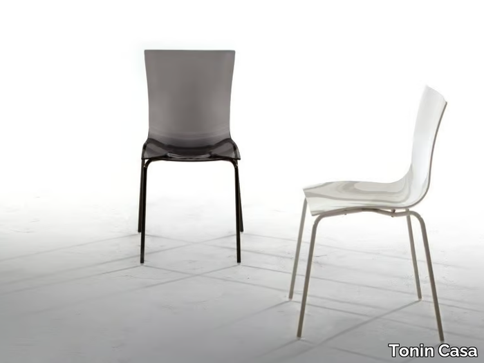 ARIA EASY - Stackable plastic chair _ Tonin Casa