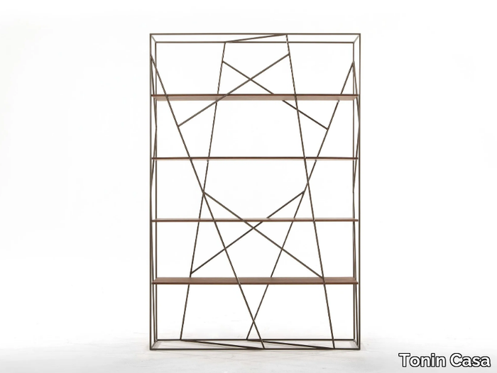 NAVIGLIO - Open double-sided divider bookcase _ Tonin Casa