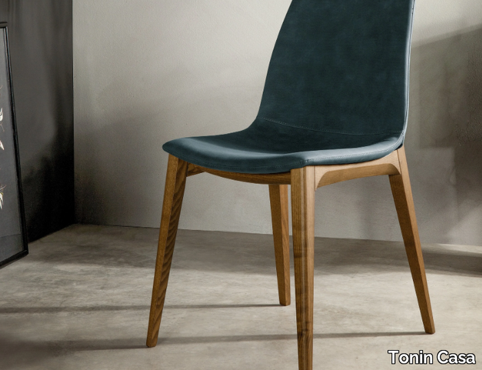 ARALIA - Upholstered leather chair _ Tonin Casa