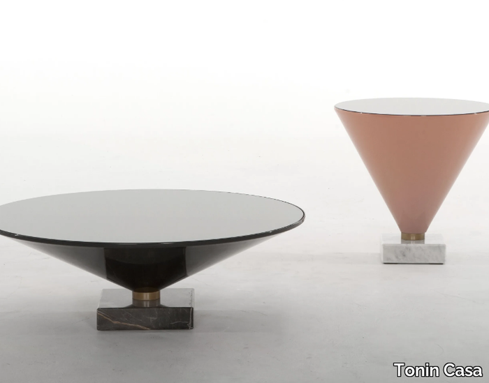 FLUTE - Round coffee table _ Tonin Casa