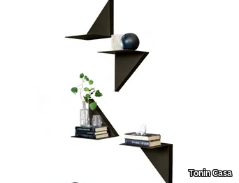 VELA - Painted metal wall shelf _ Tonin Casa