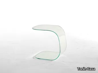 BESIDE - Glass side table _ Tonin Casa