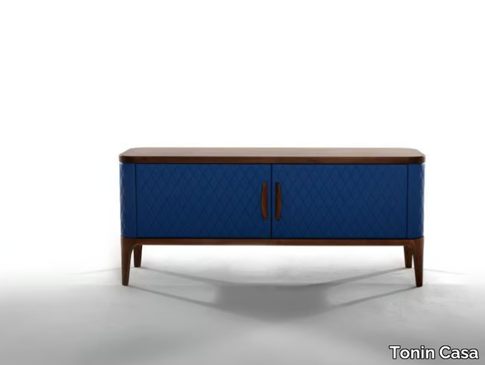 TIFFANY - Leather sideboard with doors _ Tonin Casa