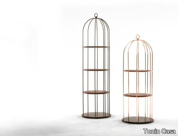 TWEET - Open freestanding metal bookcase _ Tonin Casa