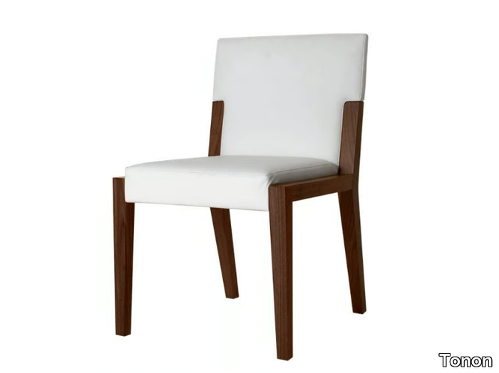 EUTHALIA - Wooden chair with armrests _ Tonon