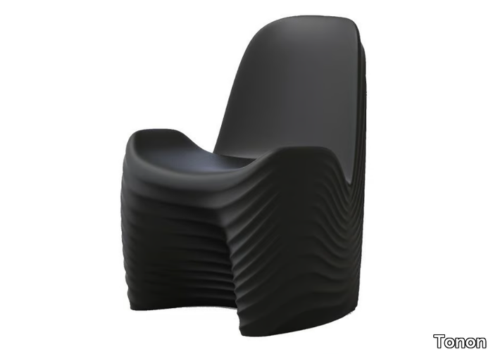 RIVER - Upholstered polyurethane garden chair _ Tonon