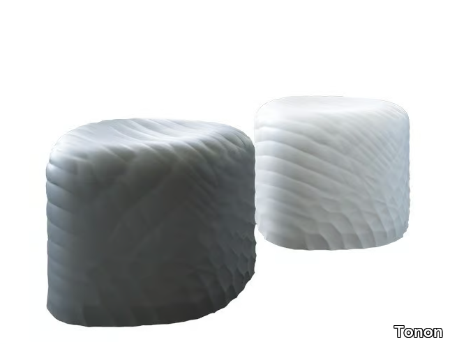 RIVER STONE - Soft Touch Plus polyurethane pouf _ Tonon