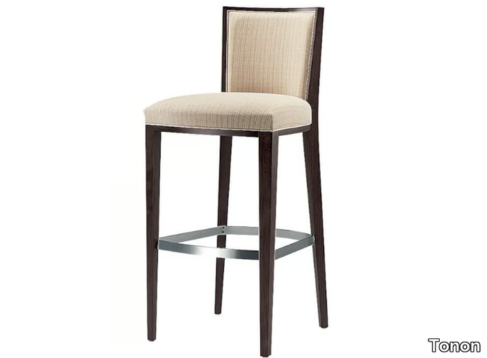 VILLA - High stool with back _ Tonon