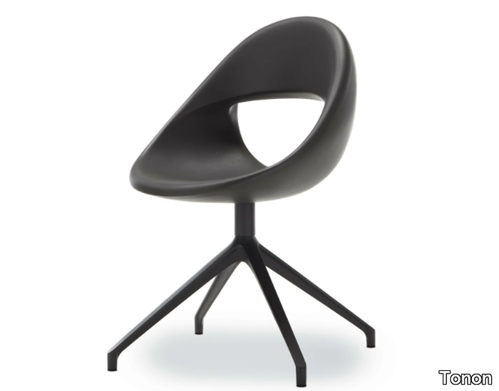 LUCKY 906 - Trestle-based integral polyurethane foam chair _ Tonon