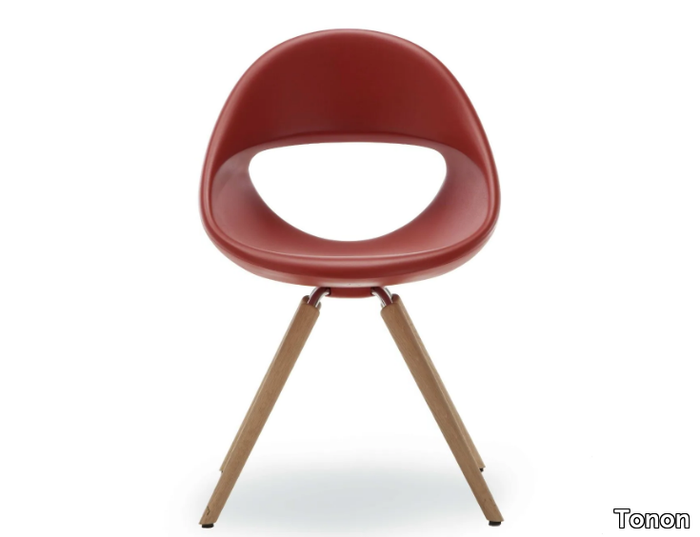 LUCKY 906 - Trestle-based integral polyurethane foam chair _ Tonon