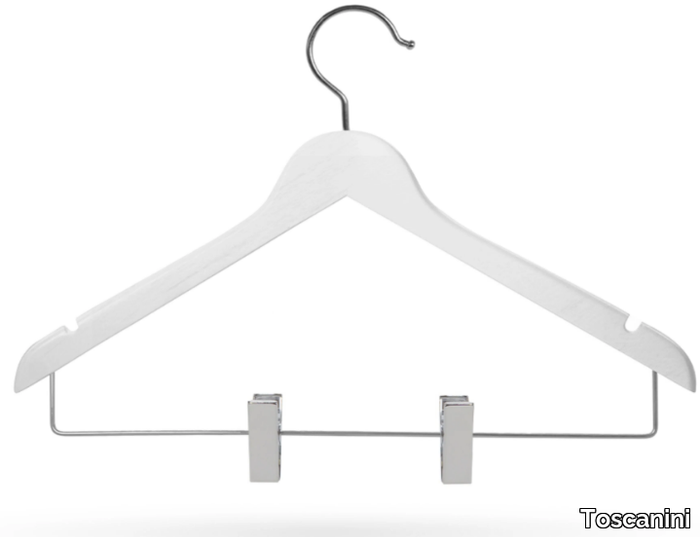 GIULIA WITH CLIPS - Beech clothes hanger _ Toscanini