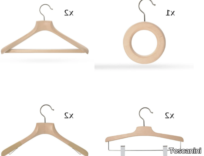 GIFT BOX MIX / WOMAN - Beech clothes hanger _ Toscanini